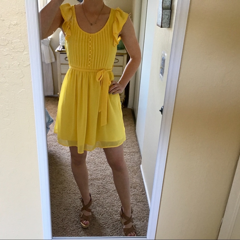 Yellow Vintage Inspired Dress